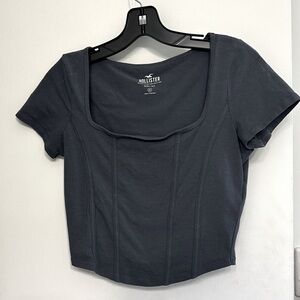 Hollister corset crop top